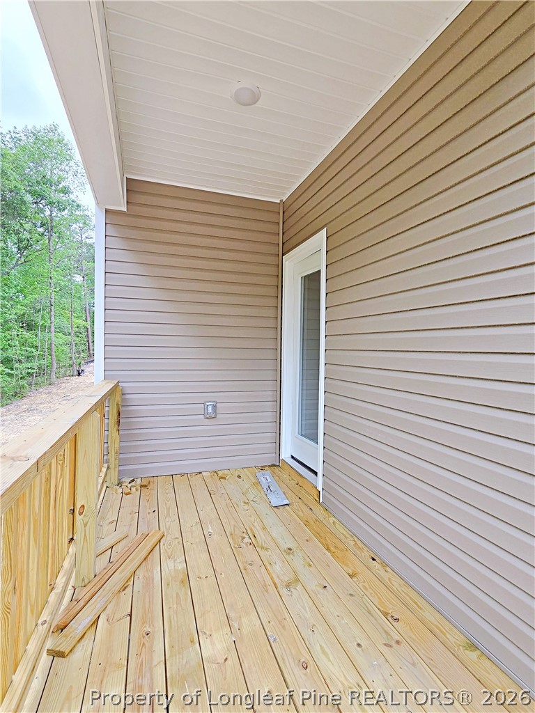 331 Appaloosa Drive Spring Lake, NC 28390 - Photo 27 of 29 a view of wooden floor in a balcony