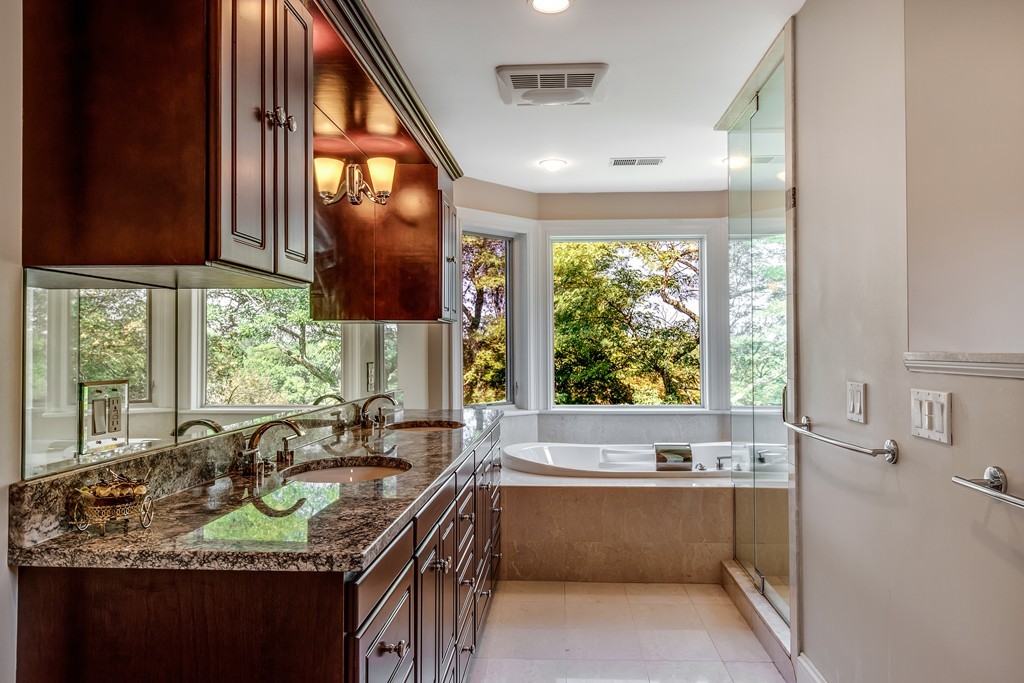 36 Sky View Circle Newton, MA 02459 - Photo 17 of 29 a view of bathroom with sink and mirror