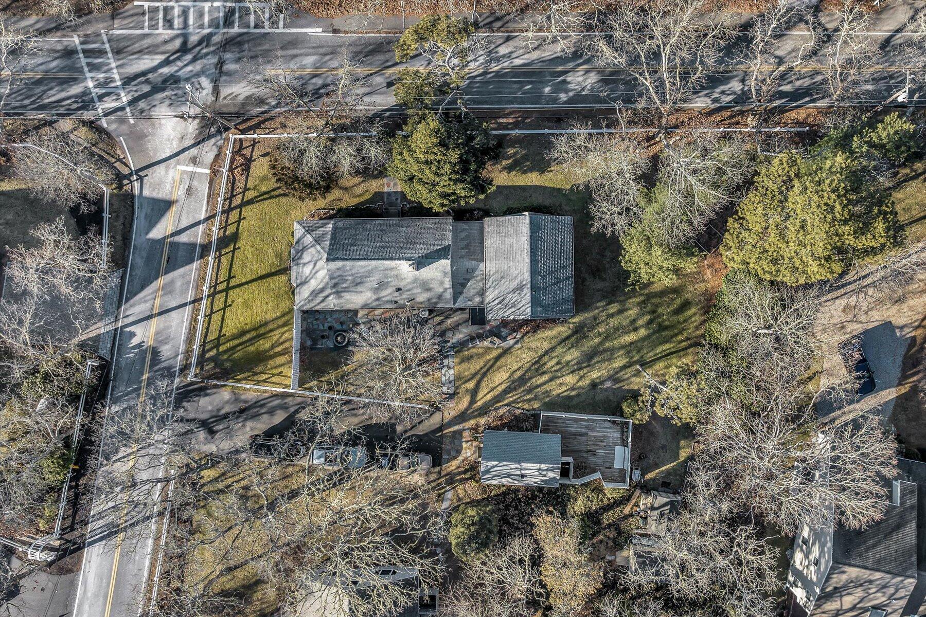 245 Lower County Road Harwich Port, MA 02646 - Photo 8 of 42 a aerial view of a house with a yard