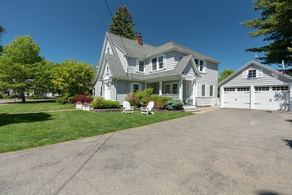 2 Hillcrest Road Marblehead, MA 01945 - Photo 35 of 38 a front view of a house with garden