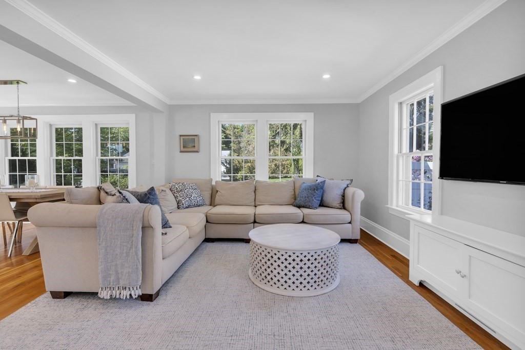 2 Hillcrest Road Marblehead, MA 01945 - Photo 5 of 38 a living room with furniture and a flat screen tv