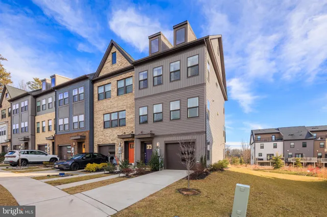 a front view of a building with street