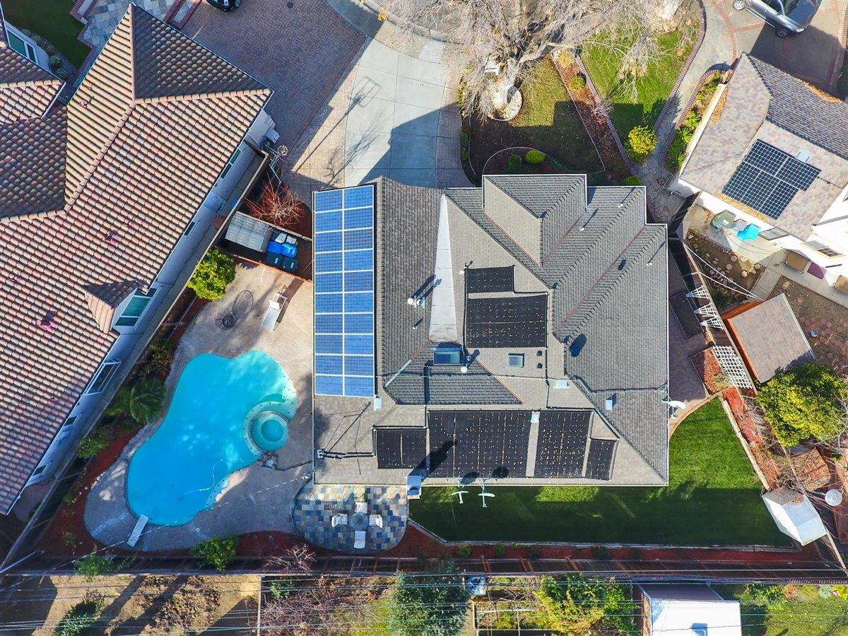 10846 Willowbrook Way Cupertino, CA 95014 - Photo 41 of 48 an aerial view of a house with swimming pool