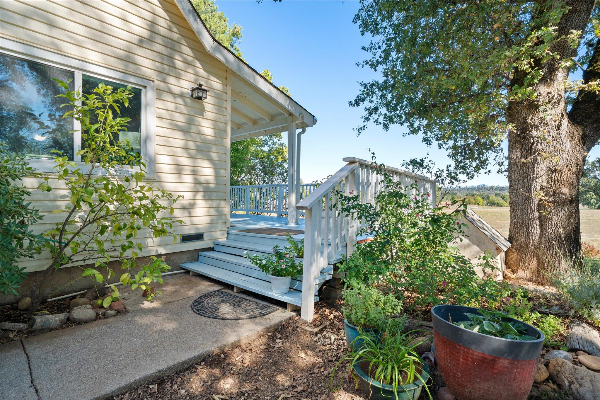 10241 Deschutes Road Palo Cedro, CA 96073 - Photo 30 of 56 a view of a back yard of the house