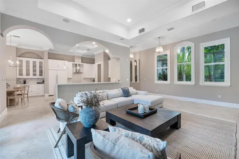 a bedroom with a bed and a table in it