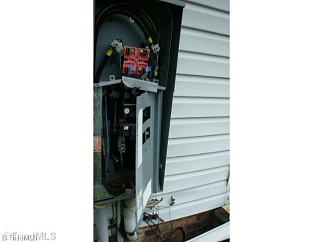 8901 Friendship Church Road Reidsville, NC 27320 - Photo 3 of 15 Exterior Back. Outside Breaker box damaged