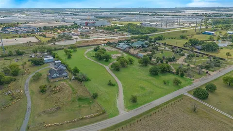 an aerial view of lake