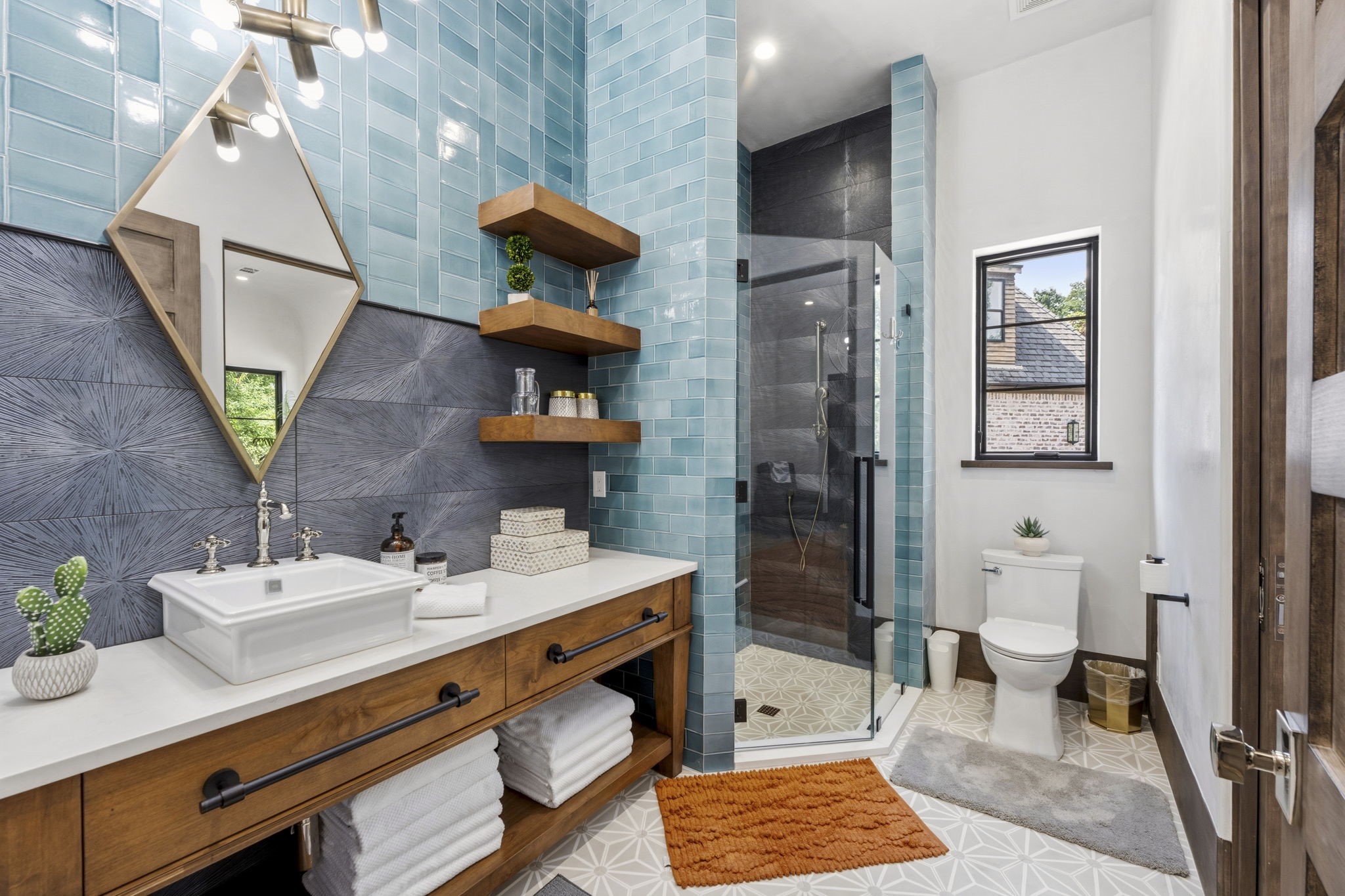 27006 Star Gazer Way Spring, TX 77386 - Photo 36 of 50 A beautifully appointed ensuite bathroom designed for convenience and privacy, providing the perfect complement to this private guest suite.