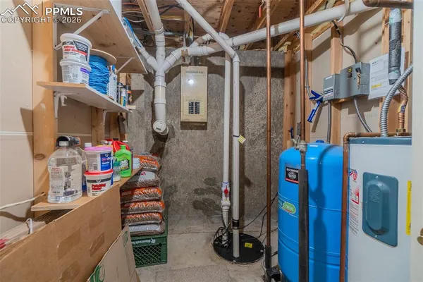 an outdoor space with lounge chair