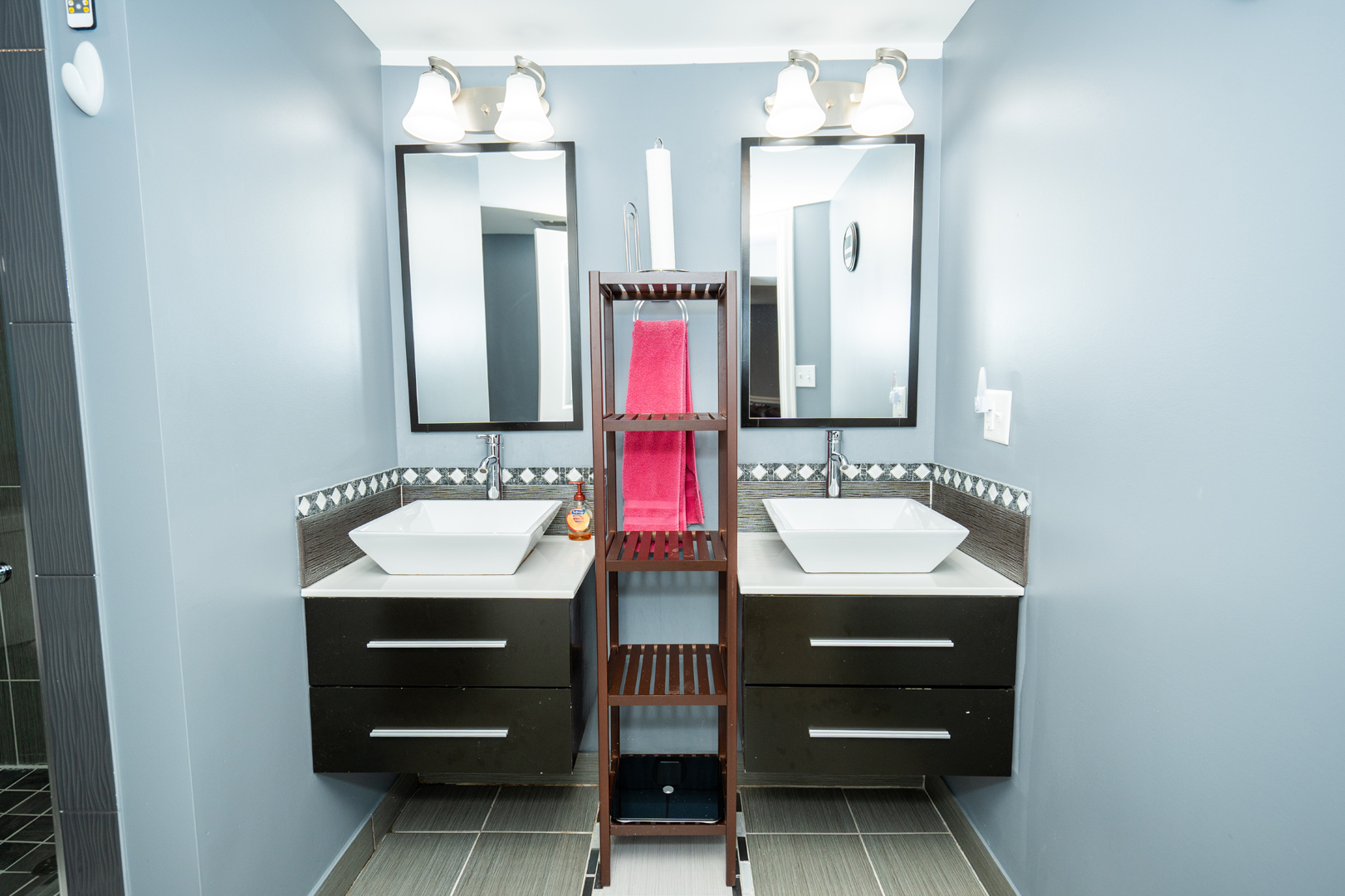 4114 West 79th Place Chicago, IL 60652 - Photo 18 of 30 a bathroom with a sink and a mirror