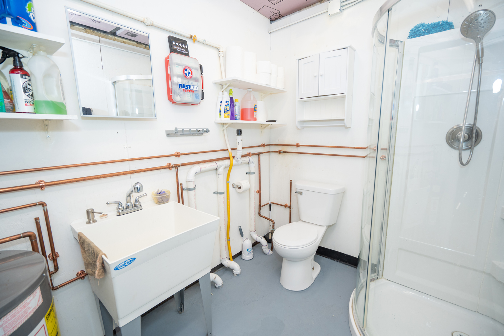 4114 West 79th Place Chicago, IL 60652 - Photo 29 of 30 a bathroom with a sink toilet and shower