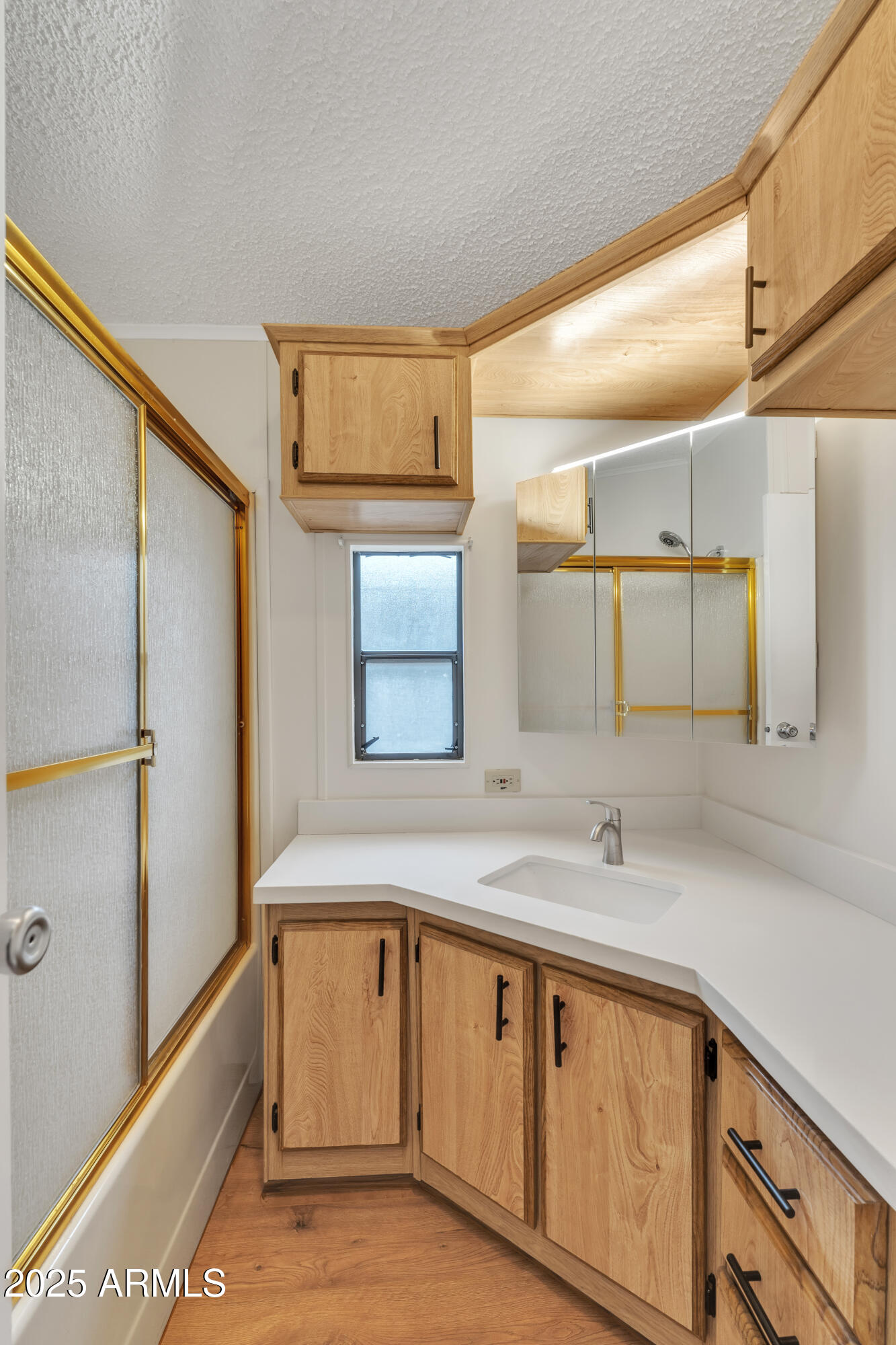 1152 South Sioux Drive Apache Junction, AZ 85119 - Photo 4 of 50 a bathroom with a sink a mirror and a shower