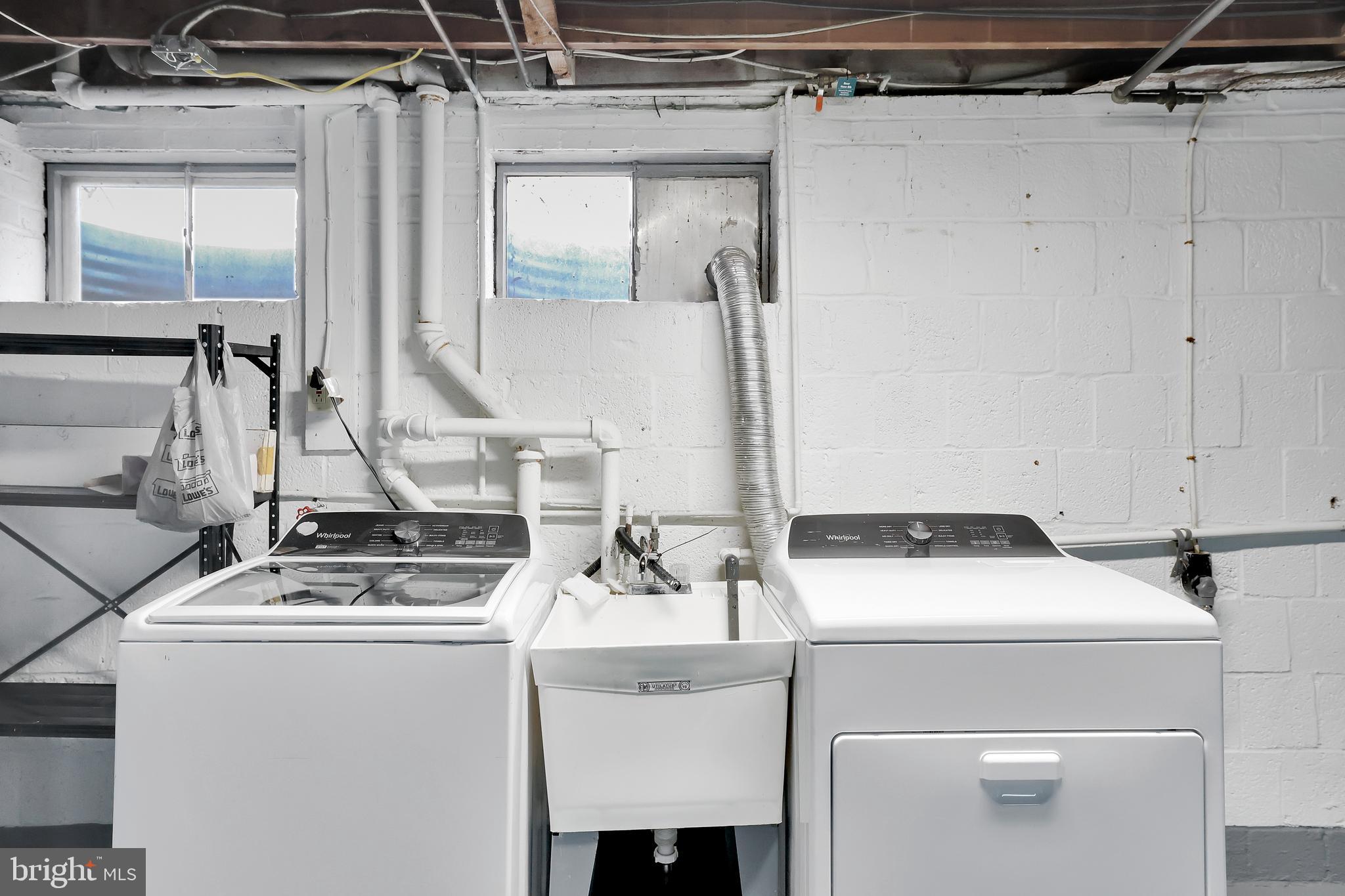 6718 Old Chesterbrook Road McLean, VA 22101 - Photo 31 of 38 a utility room with dryer and washer