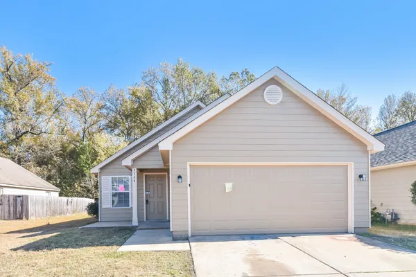 a view of a house with a outdoor space