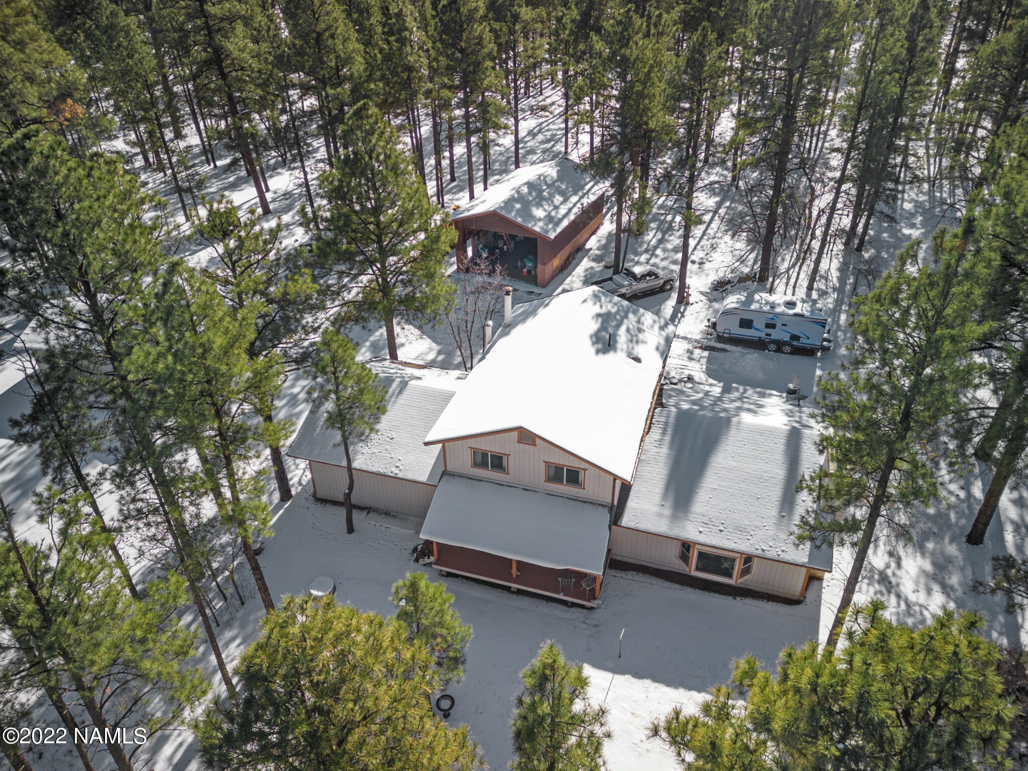 5590 Lindsey Road Flagstaff, AZ 86004 - Photo 32 of 35 Aerial View