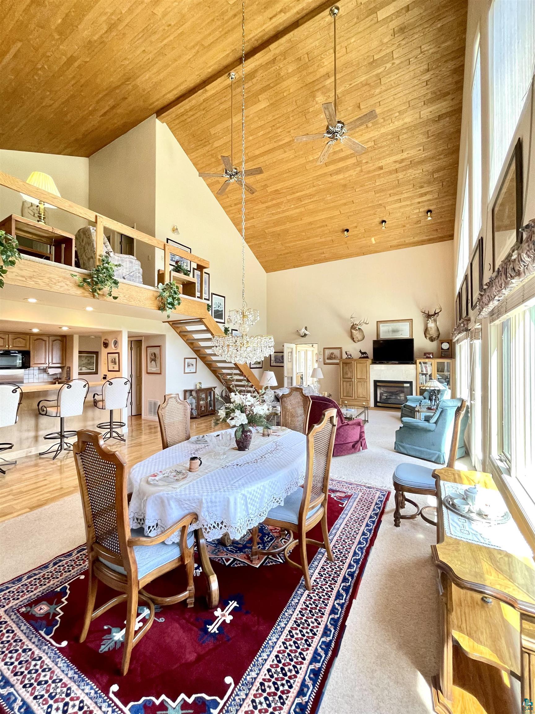 183 Cramer Road Schroeder, MN 55613 - Photo 14 of 50 Dining area with Lake Superior views.