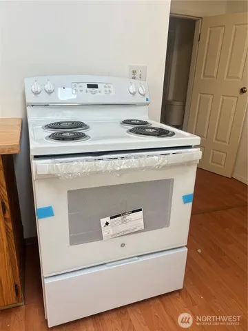 a close view of washer and dryer