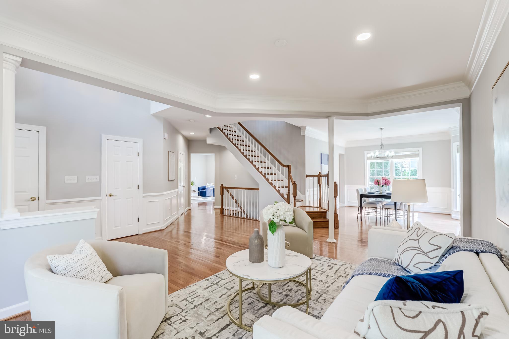 19111 Chartier Drive Leesburg, VA 20176 - Photo 9 of 68 a living room with furniture and wooden floor