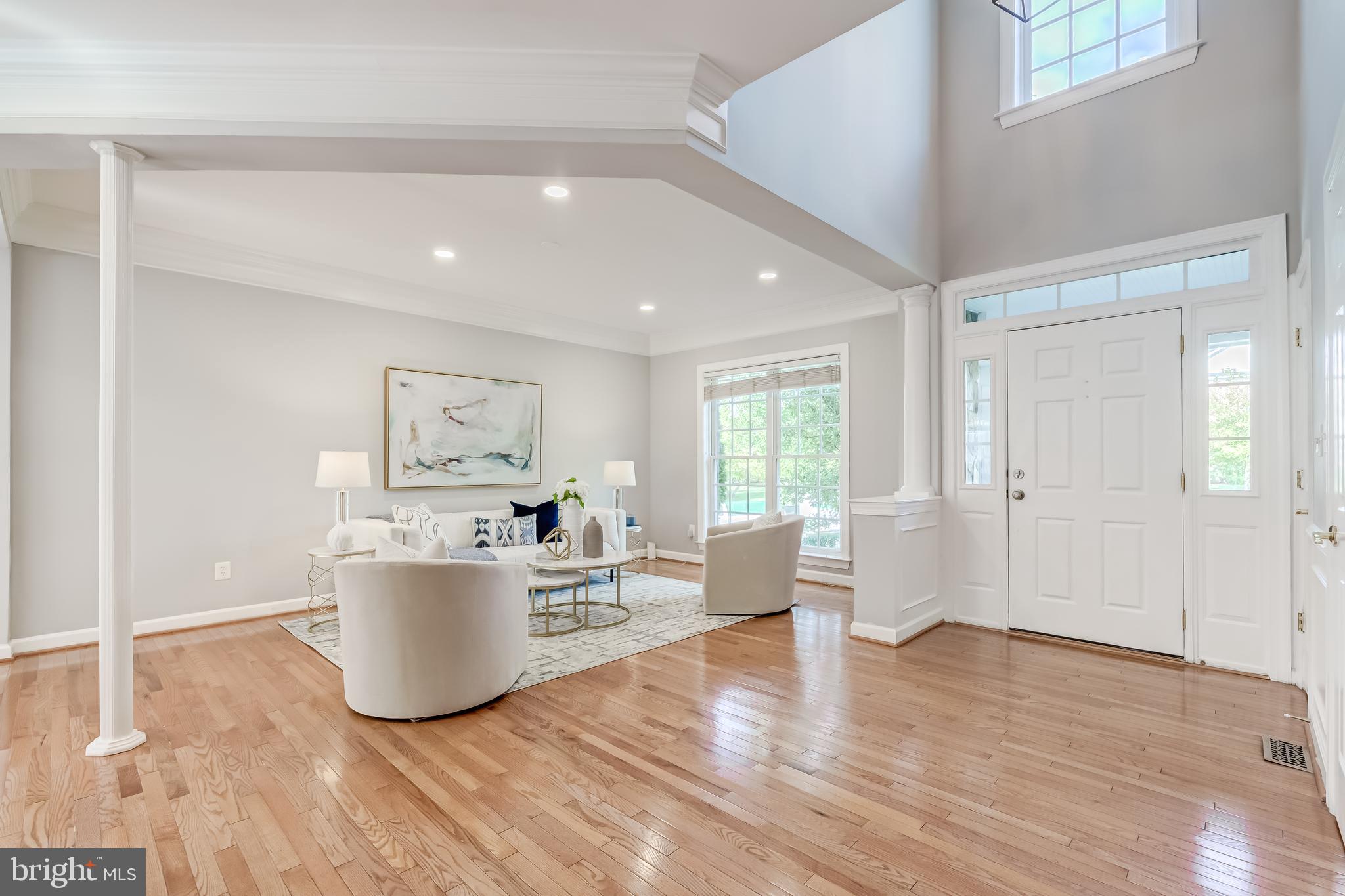 19111 Chartier Drive Leesburg, VA 20176 - Photo 10 of 68 a living room with furniture and a wooden floor