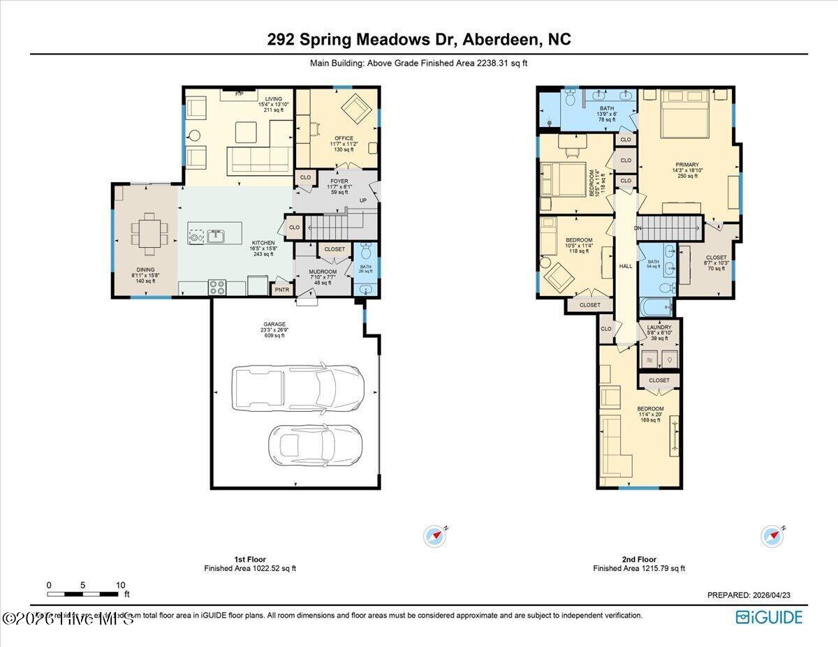 292 Spring Meadows Drive Aberdeen, NC 28315 - Photo 38 of 40 01-Floorplan#1