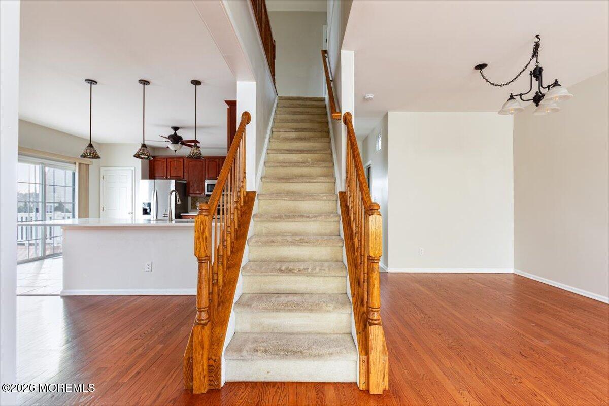10 Hemingway Lane Columbus, NJ 08022 - Photo 18 of 50 a view of entryway and hall with wooden floor