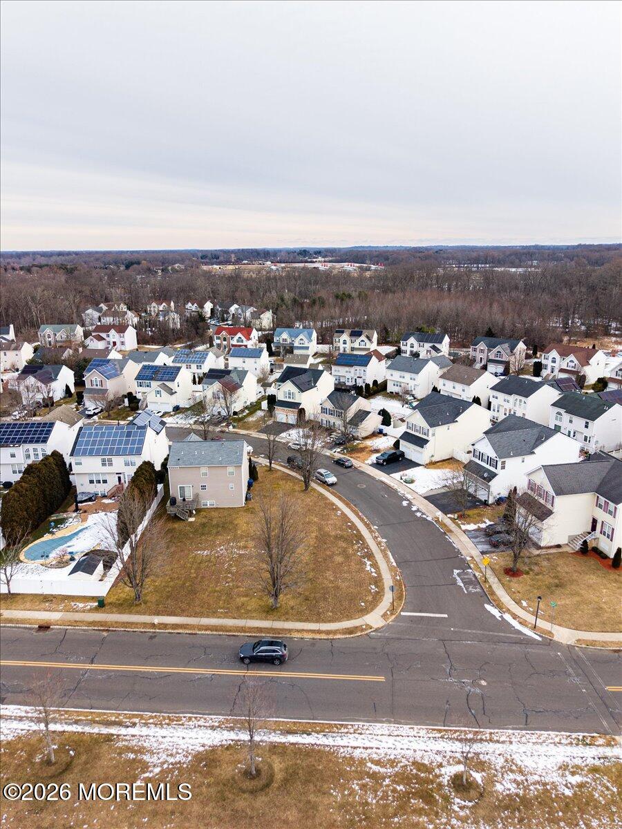 10 Hemingway Lane Columbus, NJ 08022 - Photo 46 of 50 an aerial view of a house with a ocean view