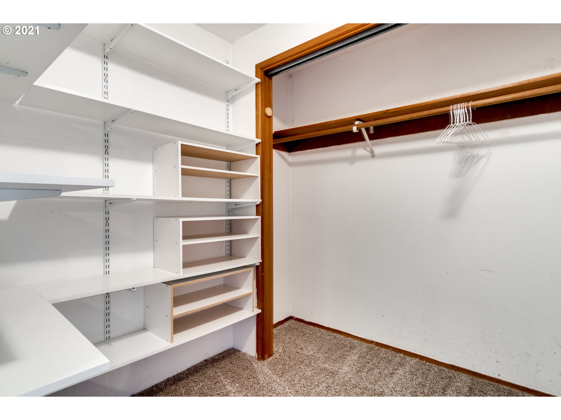 531 Oak Point Road Longview, WA 98632 - Photo 16 of 29 a view of walk in closet with empty racks