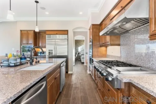 a room with lots of table and chairs