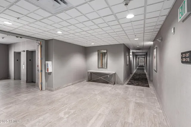 a view of empty room