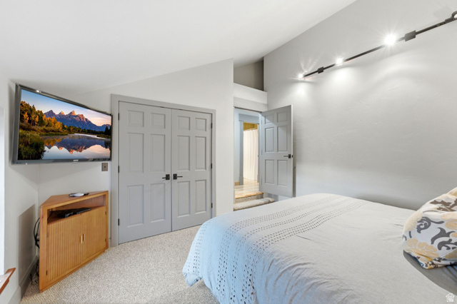 8650 Redden Road Park City, UT 84098 - Photo 29 of 71 Angled ceiling with track lighting