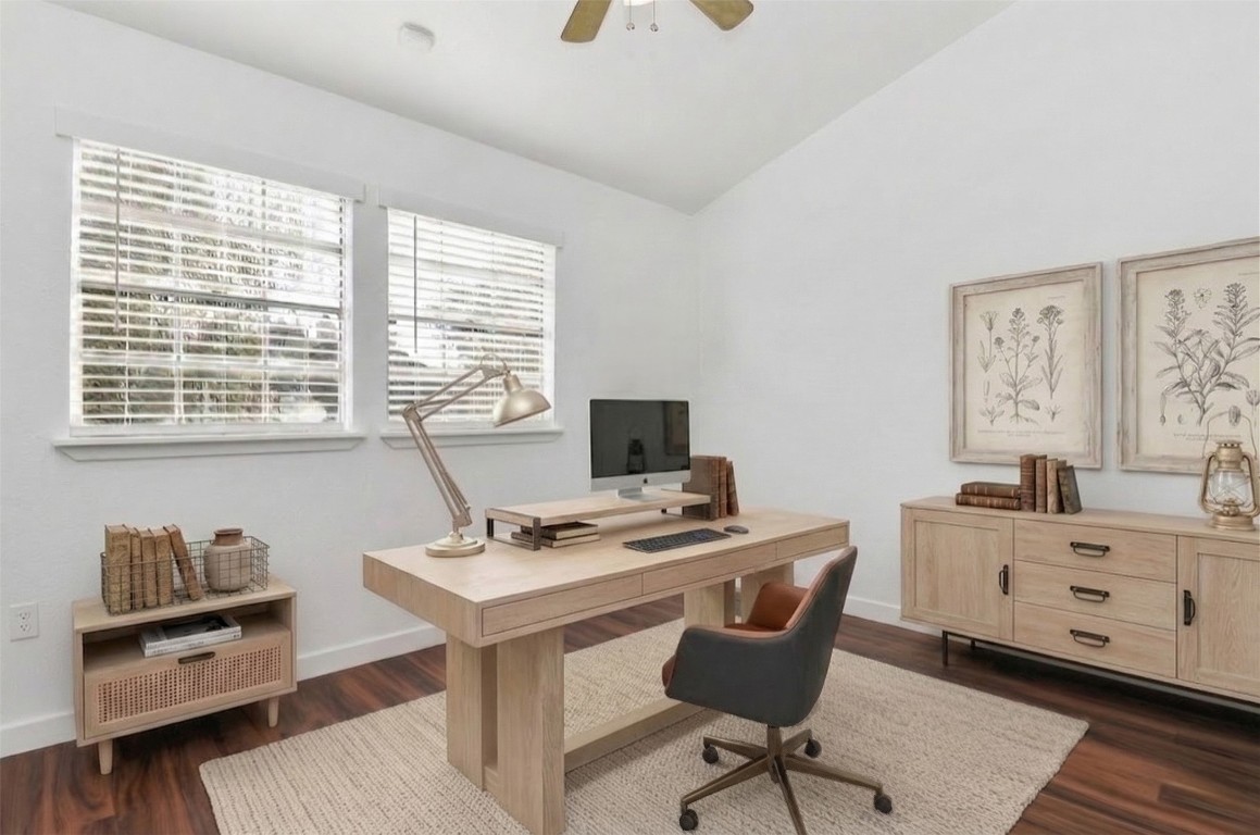 2002 Gentryside Drive, Unit 113 Houston, TX 77077 - Photo 25 of 36 a view of a workspace with furniture and a window