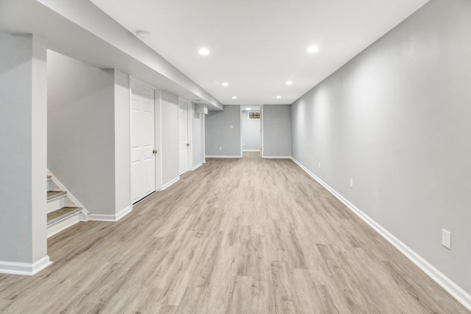 905 East Ridge Road Gary, IN 46409 - Photo 11 of 15 a view of wooden floor and staircase in a room
