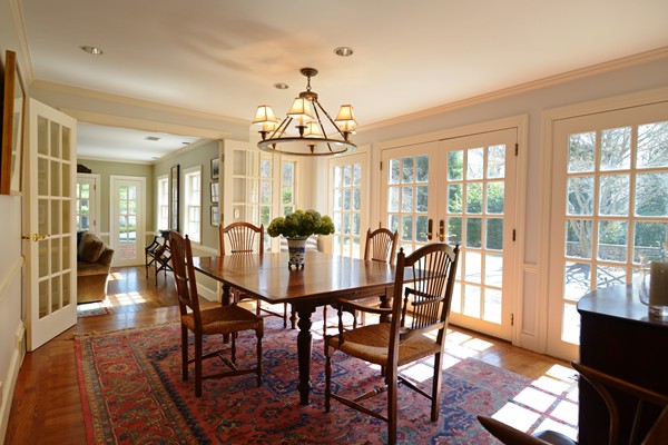 47 Carisbrooke Road Wellesley, MA 02481 - Photo 9 of 24 a view of a dining room with furniture window and wooden floor