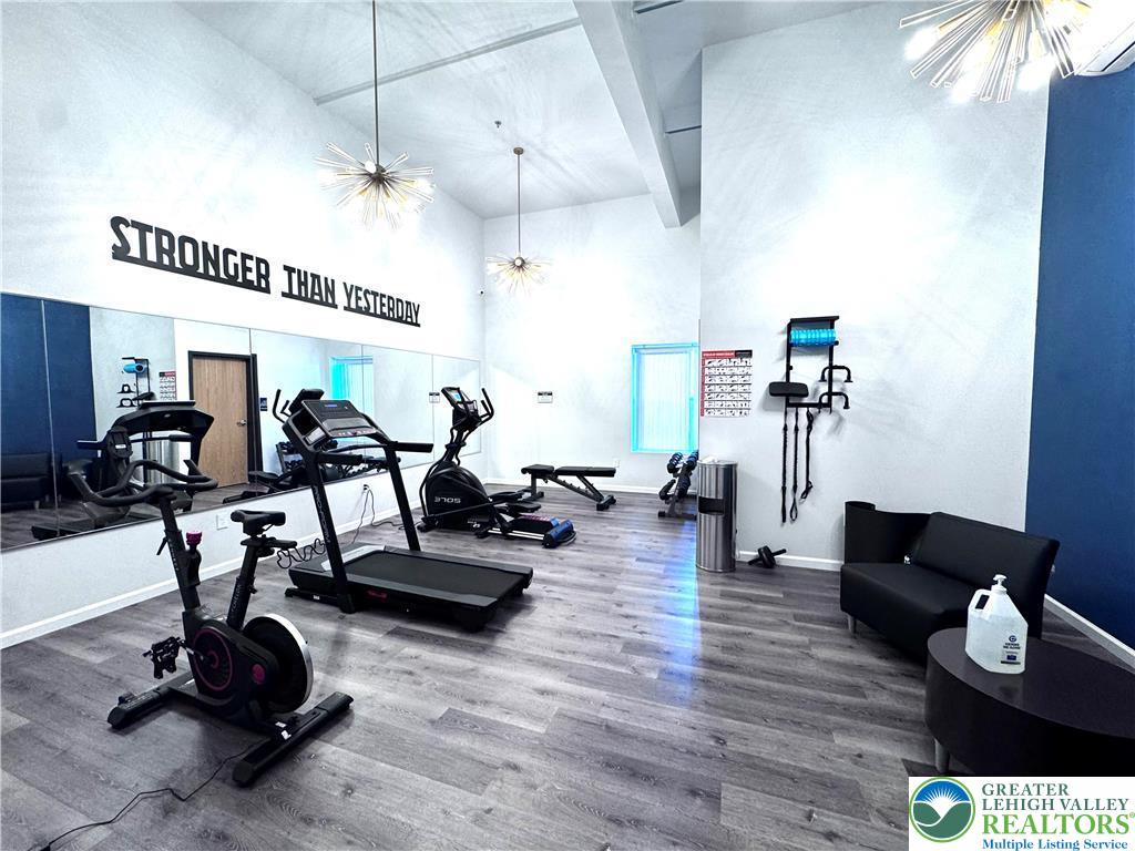 810 Monocacy Street, Unit 303 Bethlehem, PA 18018 - Photo 18 of 24 a view of a room with gym equipment