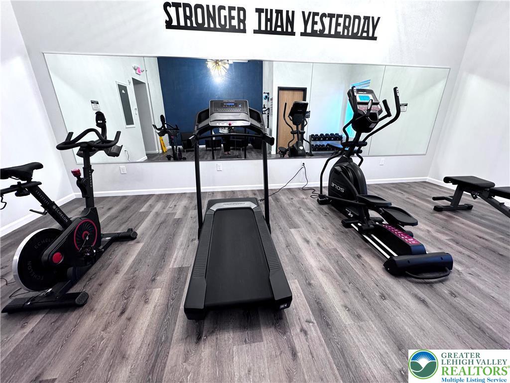 810 Monocacy Street, Unit 303 Bethlehem, PA 18018 - Photo 19 of 24 a view of a room with gym equipment