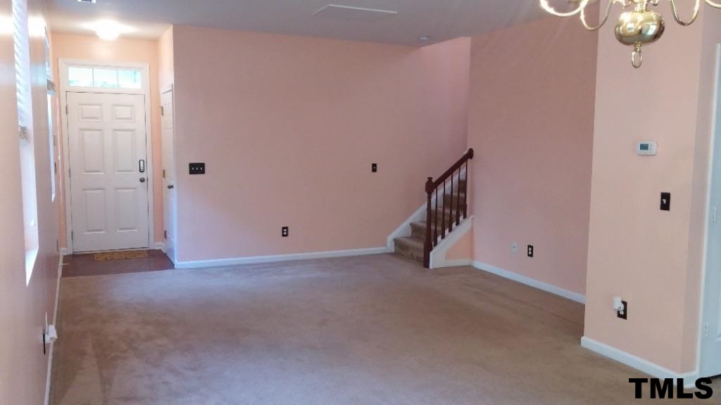 Entrance leads to large living area that connect to dinning