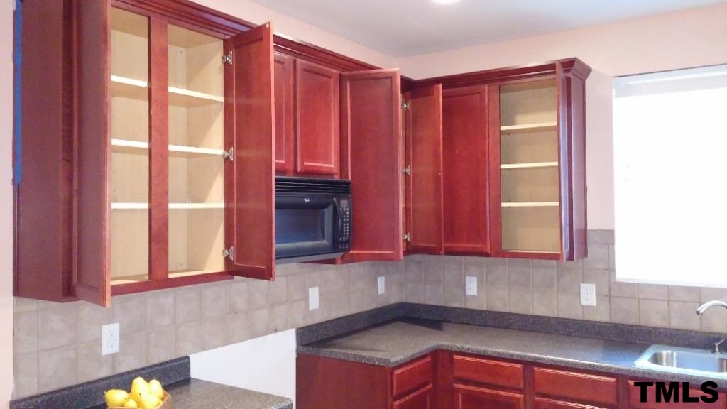 Plenty of storage space with kitchen area.