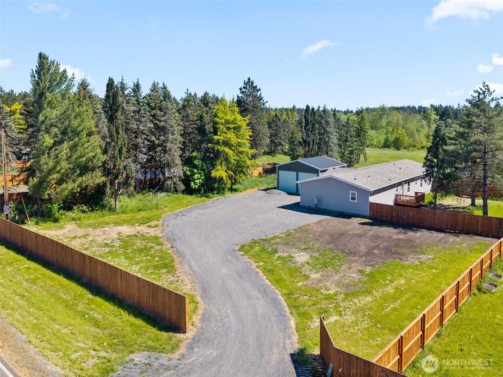 a view of an outdoor space and yard