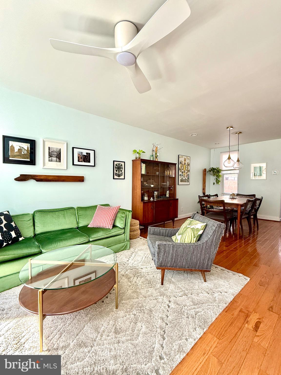 1509 Emily Street Philadelphia, PA 19145 - Photo 2 of 33 a living room with furniture and a wooden floor