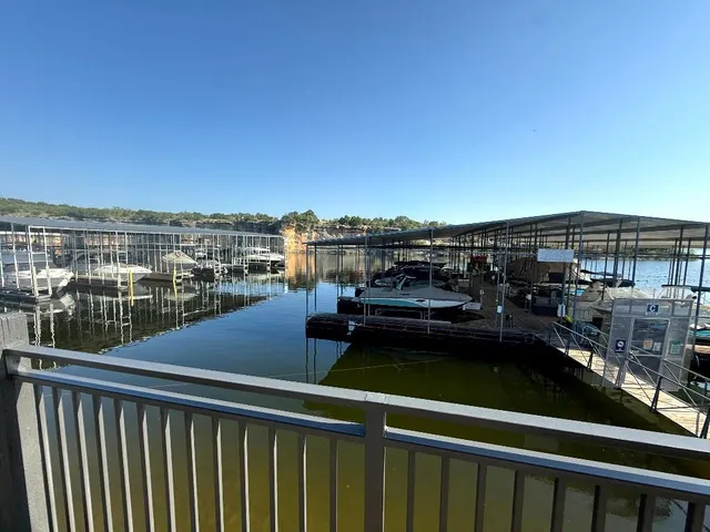 a view of city from a balcony