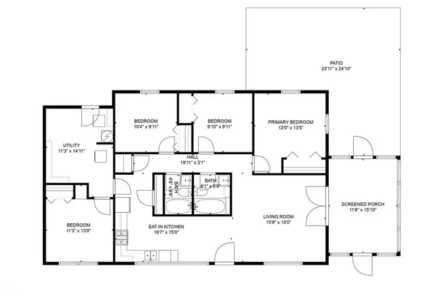 $2,000 | 104 Yorke Street, Belle Chasse, LA 70037