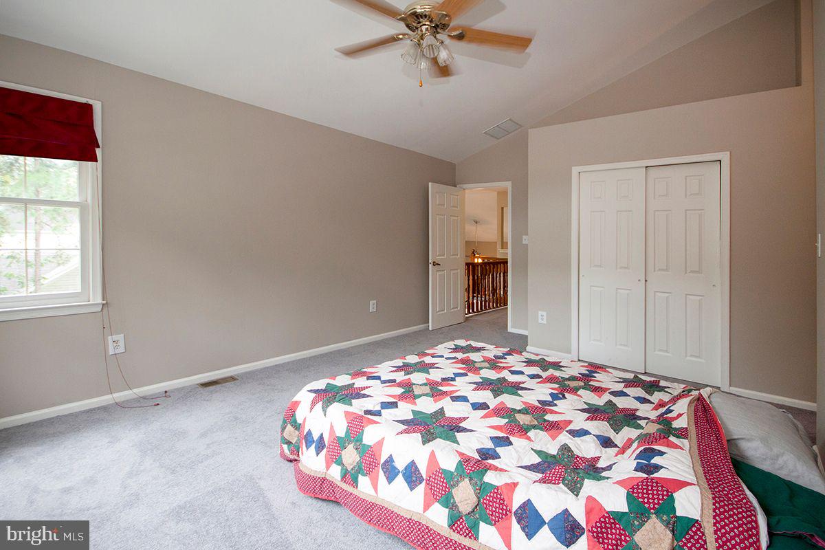 16 Militia Hill Road Sicklerville, NJ 08081 - Photo 19 of 38 Master Bedroom: New Carpet and Vaulted Ceilings