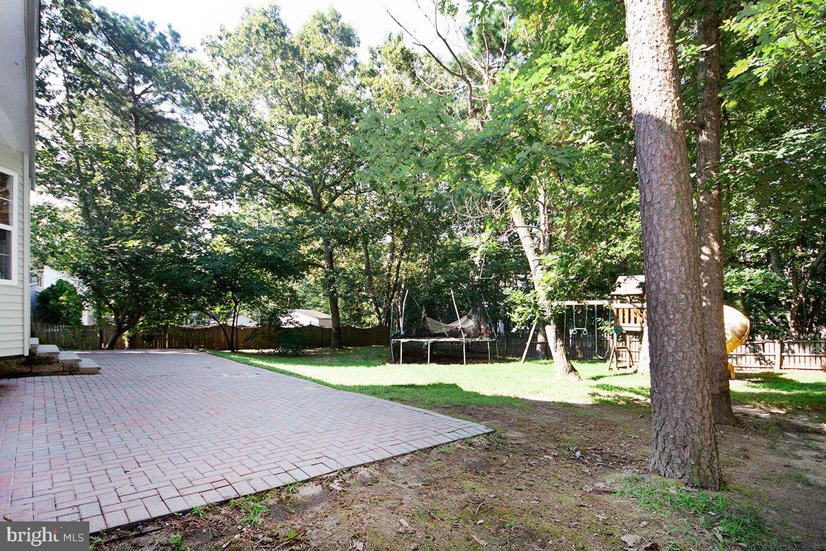16 Militia Hill Road Sicklerville, NJ 08081 - Photo 36 of 38 Back Yard: Hardscape Patio, Wooded, Swings