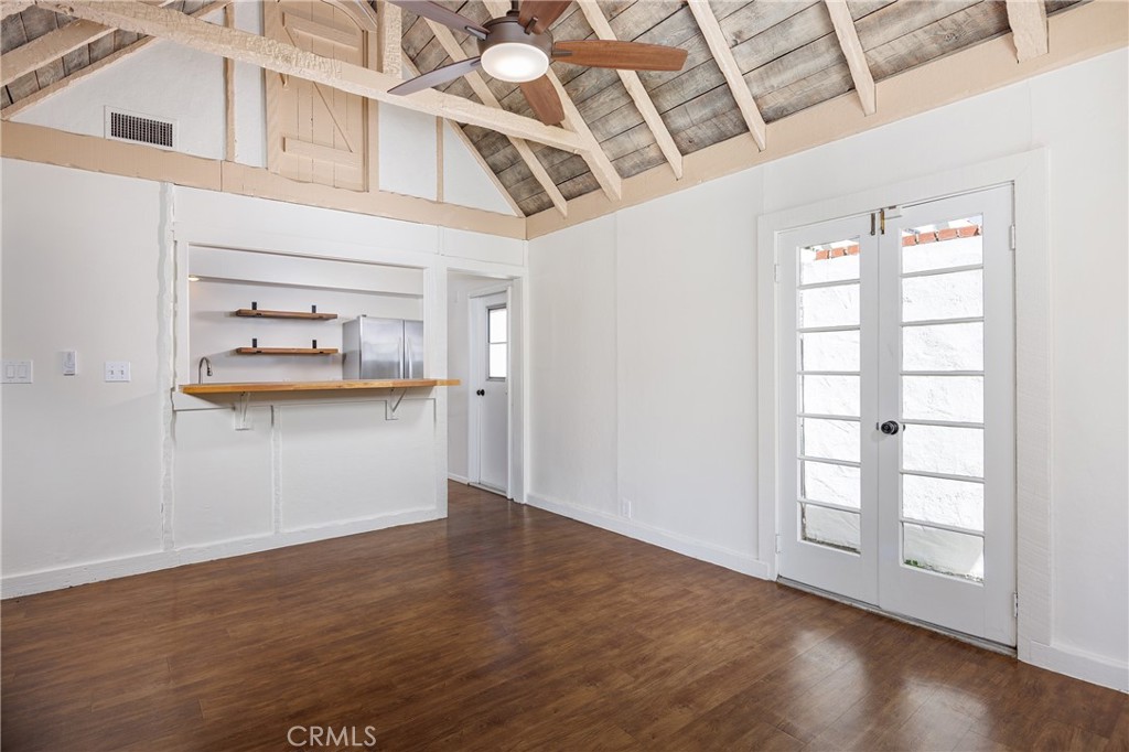 351 Hazel Drive Corona del Mar, CA 92625 - Photo 10 of 58 a view of empty room with wooden floor and window