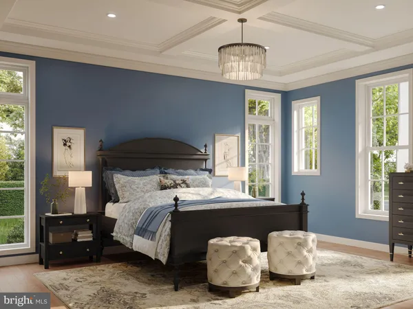 a bedroom with bed and window