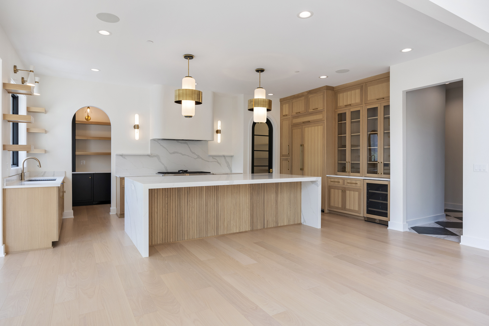 11901 Heritage Drive Burr Ridge, IL 60527 - Photo 9 of 47 a large kitchen with lot of cabinets and wooden floor