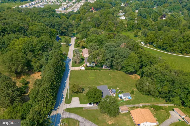 a view of a green field with clear sky