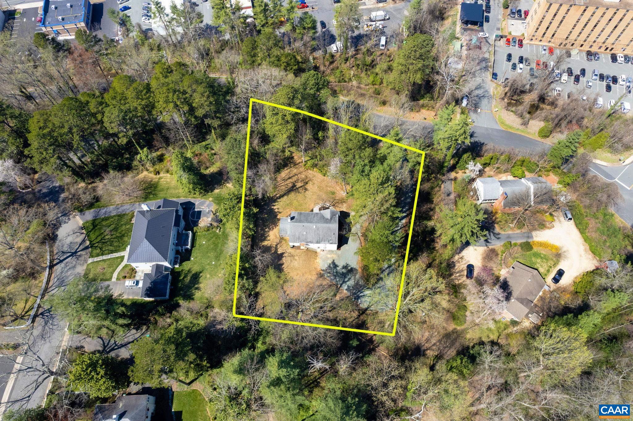1404 Meadowbrook Road Charlottesville, VA 22903 - Photo 70 of 74 an aerial view of residential houses with outdoor space