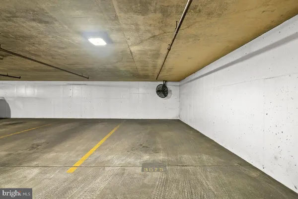 a view of a room with an empty space