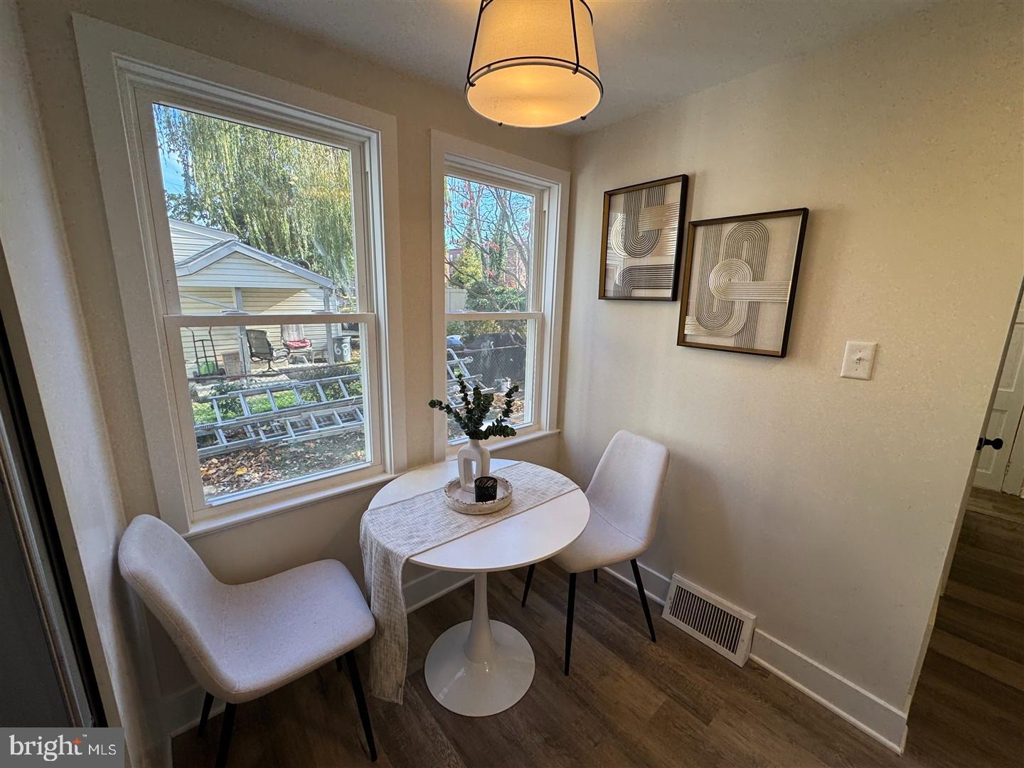 66 East 3rd Street Moorestown, NJ 08057 - Photo 9 of 33 a view of a dining room with furniture window and outside view